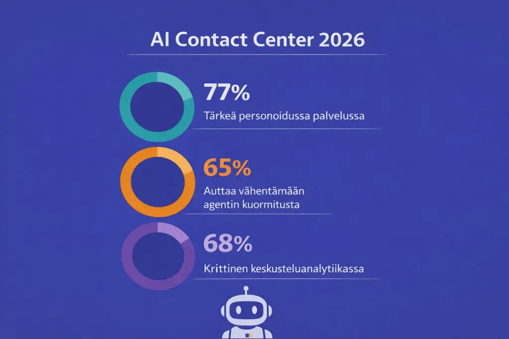 Tekoälyn prioriteetit contact centerissä