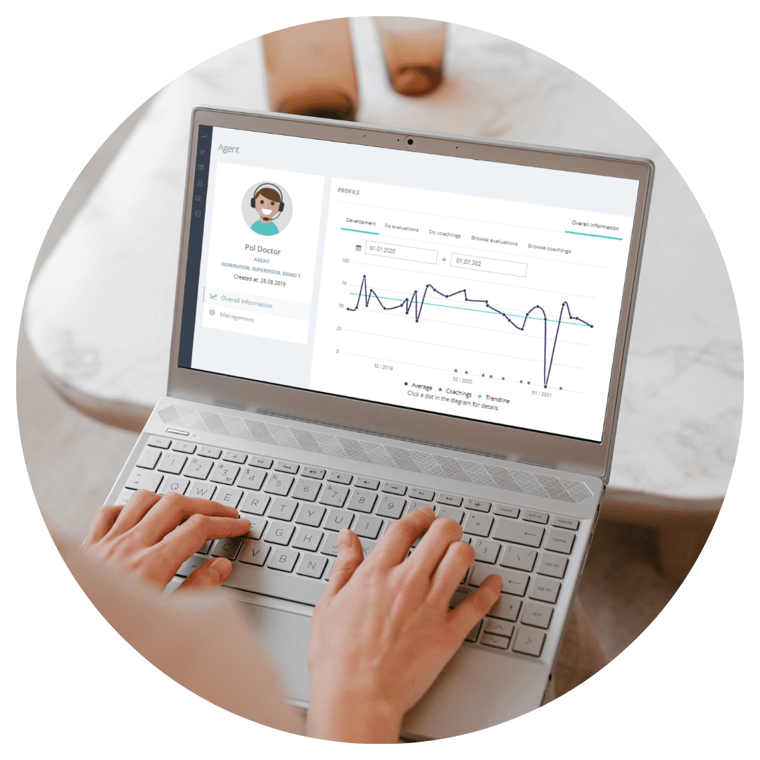 agent report and development view