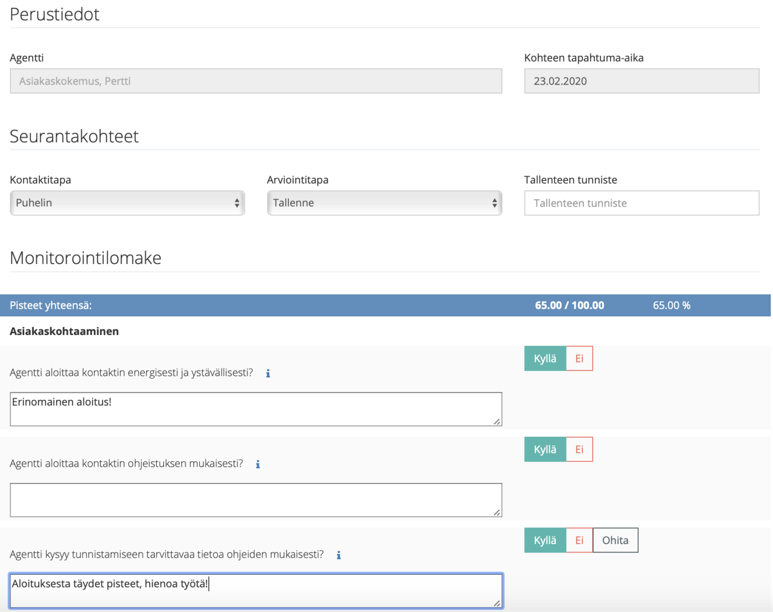 Markkinoiden helppokäyttöisin laadunvarmistussovellus QualityDesk Oy